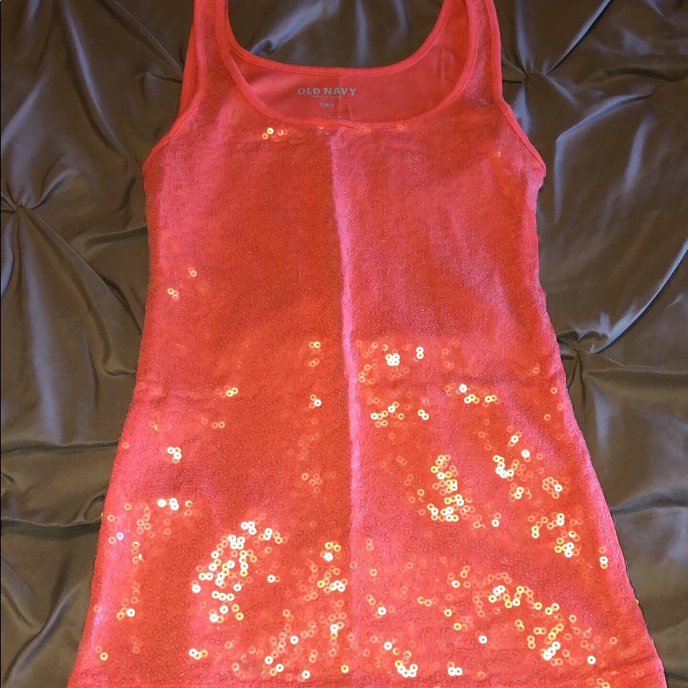 Old Navy Sequin Tank Tops